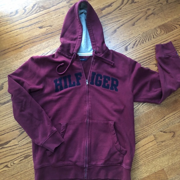 Tommy Hilfiger Zip-up Red Hoodie - Picture 4 of 7